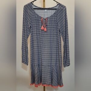 Southern Tide "Lydia" XS Navy/White Dress or Coverup